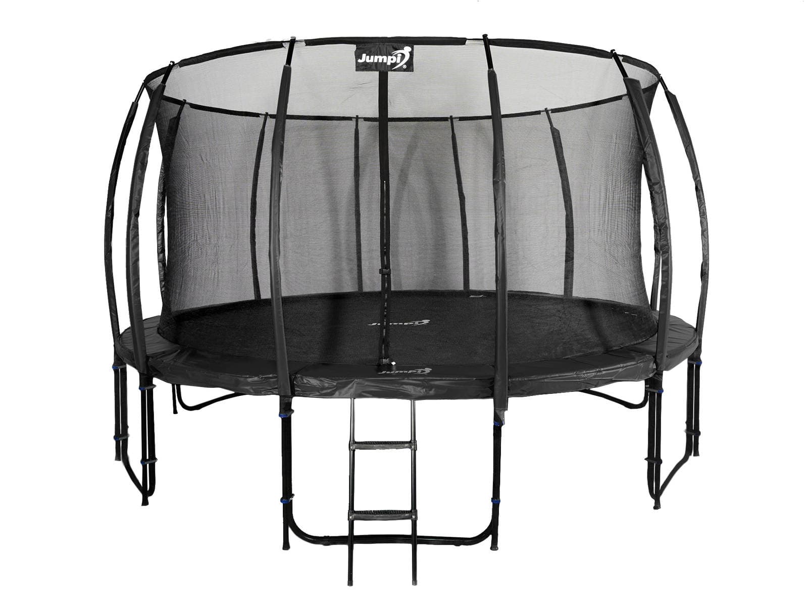 Trampolina Ogrodowa Jumpi LITE 435cm/14FT Maxy Comfort Plus Czarna Z Wewnętrzną Siatką